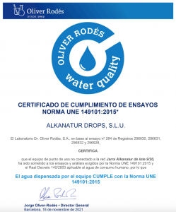 estudio agua alcalina